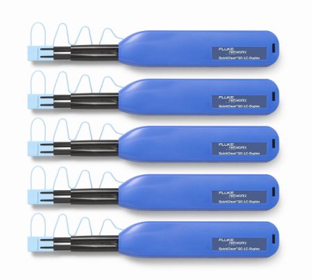 QC-LC-DUPLEX-5P | Lot de 5 outils de nettoyage rapide pour connecteurs LC duplex 