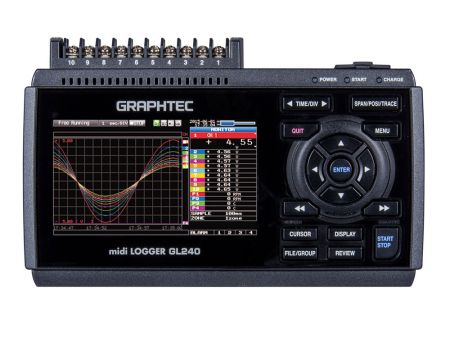 LCT-GL240 | Location Enregistreur graph. de données 10 voies, 4 Go 