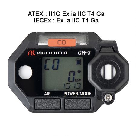 GW-3-SERIE | Détecteurs de gaz individuels série GW-3 (CO, O2, H2S), certifiés ATEX 
