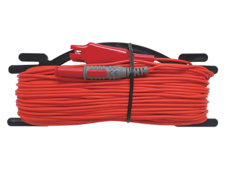 HI-L9843-52 | HIOKI L9843-52 - cordon de test avec enrouleur plat, rouge, 50 m 