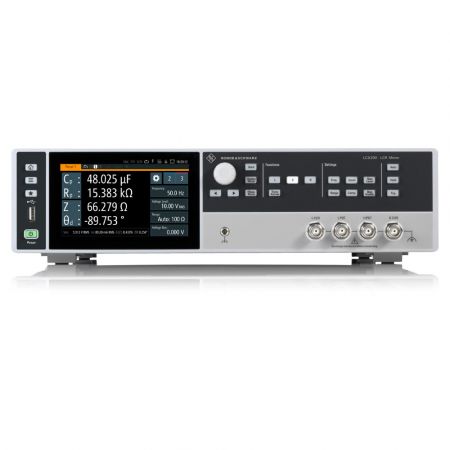 LCX100 | Pont RLC universel de table DC, 4 Hz à 300 kHz, 100 mV à 10 V, interfaces LAN/USB