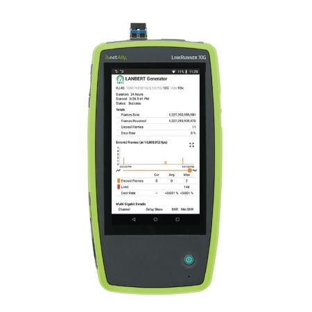 LR10G-200 | Testeur Ethernet avancé LinkRunner 10G 