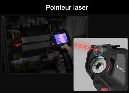HM-TP21S-7QF/W-M11 | Caméra thermique M11 192 x 144 px, -20°C à +550°C, écran tactile 3.5'', 25 Hz, pointeur laser, WiFi, HIKMICRO
