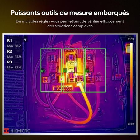 HM-TP21S-3AQF/W-M11W | Caméra thermique M11W 192 x 144 px, -20°C à +550°C, écran tactile 3.5'', 25 Hz, pointeur laser, WiFi, HIKMICRO