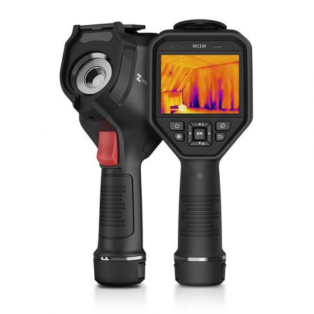 HM-TP21S-3AQF/W-M11W | Caméra thermique M11W 192 x 144 px, -20°C à +550°C, écran tactile 3.5'', 25 Hz, pointeur laser, WiFi, HIKMICRO