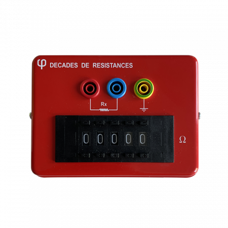 MER5 | Boîte 5 décades de résistances x1 Ω à x 10 kΩ 