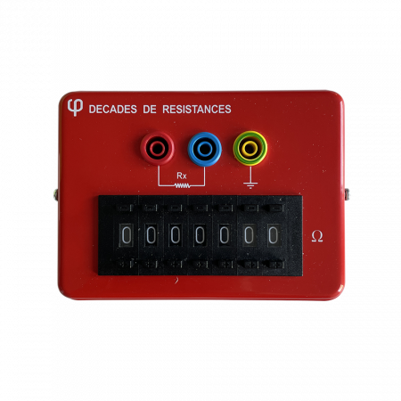 MER7 | Boîte 7 décades de résistances x1 Ω à x 1 MΩ 