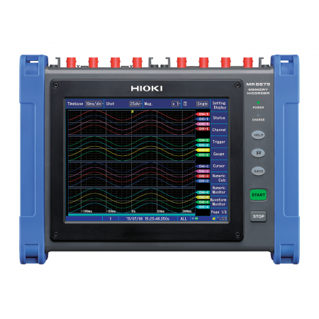 HI-MR8875 | Enregistreur graphique de données portable 15 voies analogiques + 8 voies logiques 