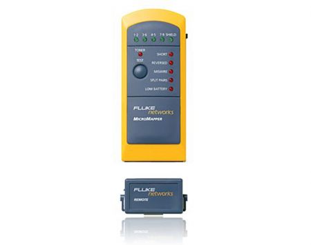 Fluke Networks MicroMapper Handheld Cable Tester & Verifier