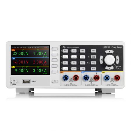 NGC103 | Alimentation NGC103, 3 voies, 32 V / 3 A, 100 W avec interfaces Ethernet et USB 