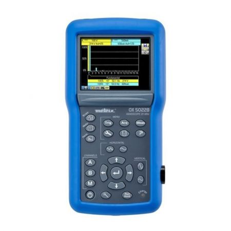 OX5022B | Oscilloscope numérique portable, 2 voies 20 MHz, entrées flottantes, écran 3.5'', 600 V CAT III 
