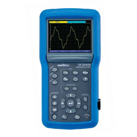OX5042B | Oscilloscope numérique portable, 2 voies 40 MHz, entrées flottantes, écran 3.5'', 600 V CAT III