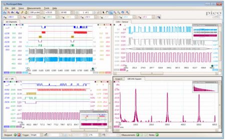 Présentation des oscilloscopes USB de la série PicoScope 6000E