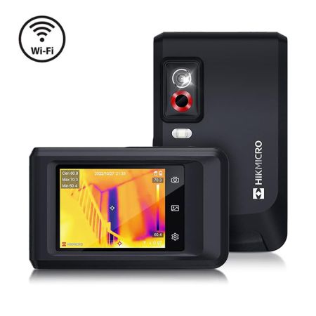 HM-TP42-3AQF/W-POCKE | Caméra thermique de poche, 256 x 192 px, -20°C à +400°C, écran tactile 3.5'', 25 Hz, Wi-Fi, Pocket2, HIKMICRO
