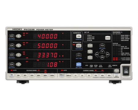 HI-PW3336 | Analyseur de puissance monophasé et triphasé 