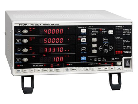 HI-PW3337 | Analyseur de puissance 3 voies avec entrée pour sonde de courant, interfaces LAN et RS-232C