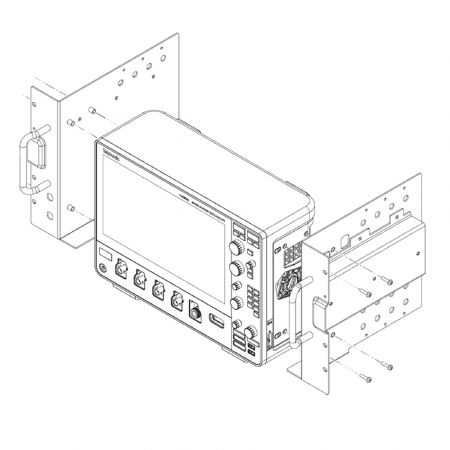RM3 | Kit de montage rack pour oscilloscopes MDO série 3 Tektronix 