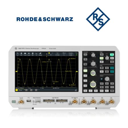 RTB2-SERIE | Oscilloscopes R&S série RTB2 2 à 4 voies, 70 à 300 MHz, 10 bits, écran tactile 10.1'', générateur ARB intégré