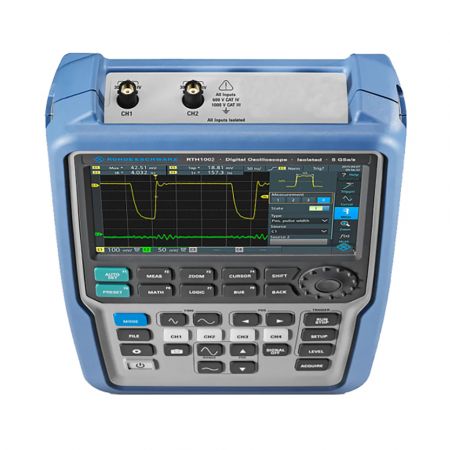 Oscilloscopes numériques portables Série RTH 1000 - Rohde & Schwarz