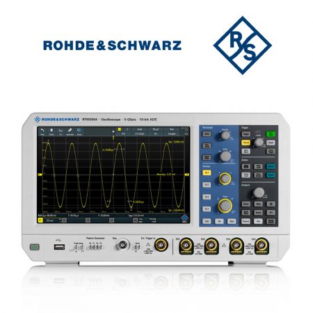RTM3000-SERIE | Oscilloscopes R&S série RTM3000 / 2 à 4 voies, 100 MHz à 1 GHz, 10 bits, écran tactile 10.1''
