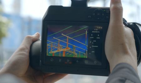 SP100H | Caméra thermique 1040x832 px, -40°C à +2200°C, 30 Hz, écran tactile 5.1'', FOV selon lentille