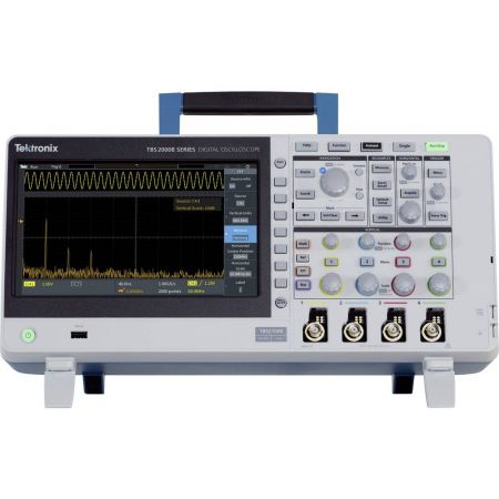 TBS2204B | Oscilloscope numérique 4 voies 200 MHz, 2 Géch/s, 5 millions de points 