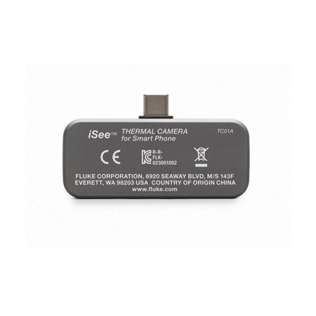 FLUKE-TC01A/25HZ | Caméra thermique TC01A 256 x 192 px, -10°C à 550°C, 25Hz, 56°x 42° pour smartphone Android