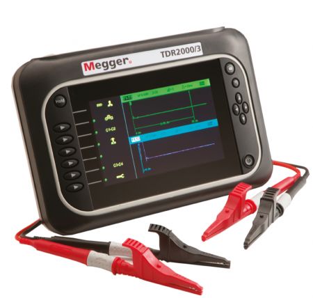 TDR2000/3P | Echomètre graphique couleur bitrace 16 km Energie, paire de cordons avec fusible FF500mA