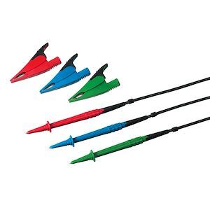 TL165X | Jeu de cordons et de pinces crocodiles 