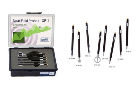 XF-SERIE | Sondes de champs proches passives 30 MHz à 6 GHz série XF LANGER EMV, analyse émission CEM CI/PCB