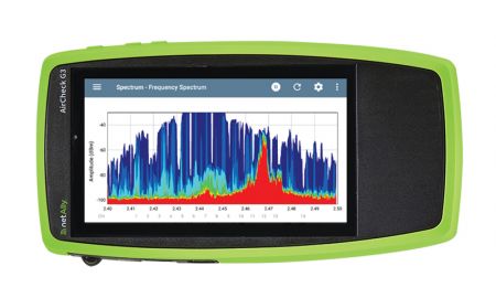 AIRCHECK-G3-PRO | Analyseur de réseaux sans fil WiFi 6 et Bluetooth/BLE, 3 bandes 2.4/5/6 GHz, netAlly AIRCHECK G3 PRO 