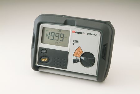 DET4TR2 | Mesureur de terre et de résistivité 4 fils jusqu'à 20 kΩ, alimenté par batterie rechargeable