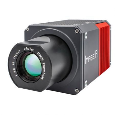IR-6300Z | Caméra thermique 640x512 px -10 à +600°C, 180 Hz / 600 Hz, détecteur refroidi XBn 10 µm, focus motorisé