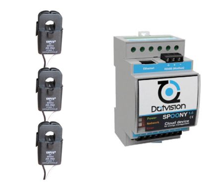 PACK-TC-D10-50A | Pack Spoony 1.5 - 30 kVA 3x Pinces D10 - 0 à 50 A 