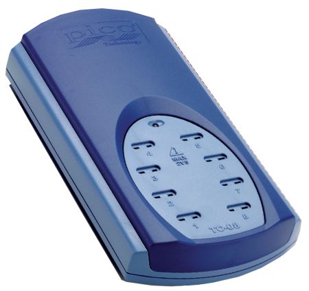 PP222 | Enregistreur miniature 8 voies de données température et tension 