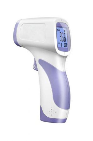 DIS-THERMO-CARE | Thermomètre infrarouge, Mesure température corporelle, Détection de fièvre 