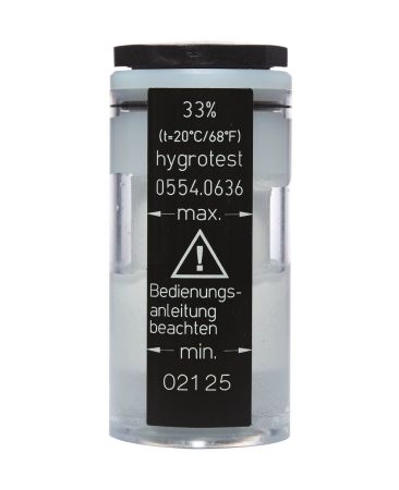05540636 | Solution saline étalon - 33%HR. Sert à recalibrer les sondes d'humidité 