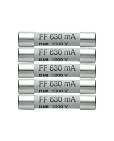 05900006 | Jeu de 5 fusibles de rechange 630 mA / 1 000 V 