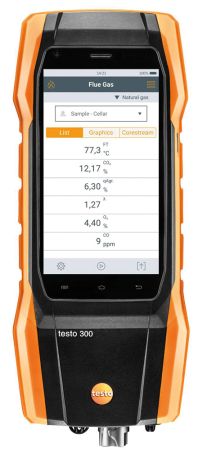 0633300270 | Analyseur de combustion Testo 300 (O2 et CO jusqu'à 4 000 ppm) 