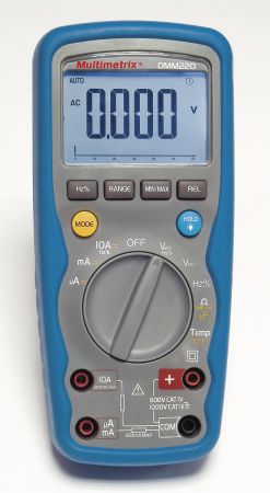 P06231411 | Multimètre numérique portable DMM 220, 6 000 points, avec mesure de température 