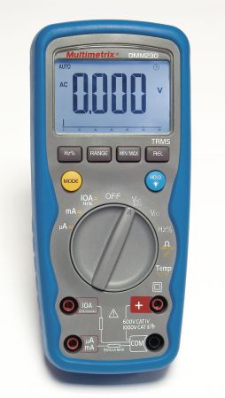 P06231412 | Multimètre numérique portable RMS DMM 230, 6 000 points, avec mesure de température 