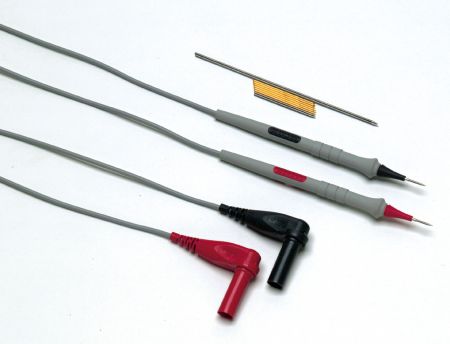 TL910 | POINTE DE TOUCHE ELECTRONIQUE électronique coudés, avec pointes de touche Ø 1 mm (pointes amovibles)