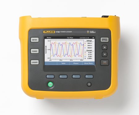 FLUKE-1738/INTL | Enregistreur puissance triph. d'énergie triphasé version internationale avancée (avec les sondes)