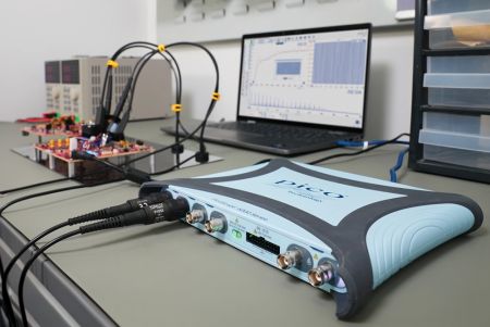 PQ396 | Oscilloscope USB 5463E, 100 MHz, 4 voies, 16 bits, mémoire 1 GS 