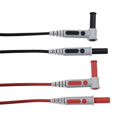 P01295453Z | Cordon surmoulé silicone 1,5 m DM4-CM4 CAT4 1kV RD/BK 