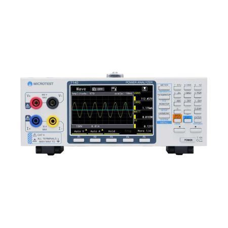 MT-7140 | Analyseur de puissances et d'harmoniques monophasé DC à 100 kHz, 800 V / 30 A, Précision ±0,05%