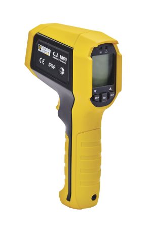 P01651815 | Thermomètre infrarouge CA 1860 -35°C à +450°C, résolution optique 10:1, IP65 