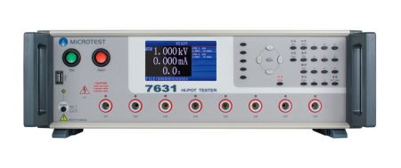 MT-7631 | Testeur de sécurité électrique AC + DC + Isolement 150 VA 8 voies 