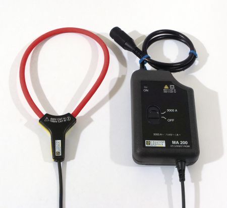 P01120572 | Sonde de courant flexible MA200, 3 000 A, 350 mm, Ø 100 mm, pour oscilloscopes (Mini FLEX)