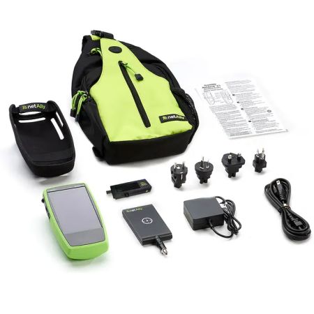 AIRCHECK-G3E-KT-X2 | Analyseur de réseaux sans fil WiFi 6 & 7 et Bluetooth/BLE, + antenne + sacoche, tribande partielle